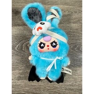 Baby Three Halloween Castle Adventure Plush Blind Box Blue Bunny Figure Keychain